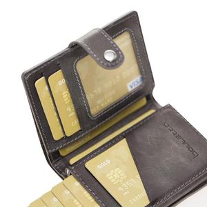 Handmade Slim <b>RFID</b> Blocking Genuine Leather Bifold <b>Wallet</b> Minimalist Design Card Holder <b>for</b> <b>Men</b> Women Bouletta Button Cards - Product Image 6