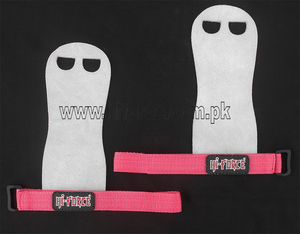 Guantes de levantamiento de pesas de cuero Premium con empuñaduras de mano con logotipo para entrenamiento físico Deadlifting Shrugs Kettlebells Barbell Workouts - Product Image 6