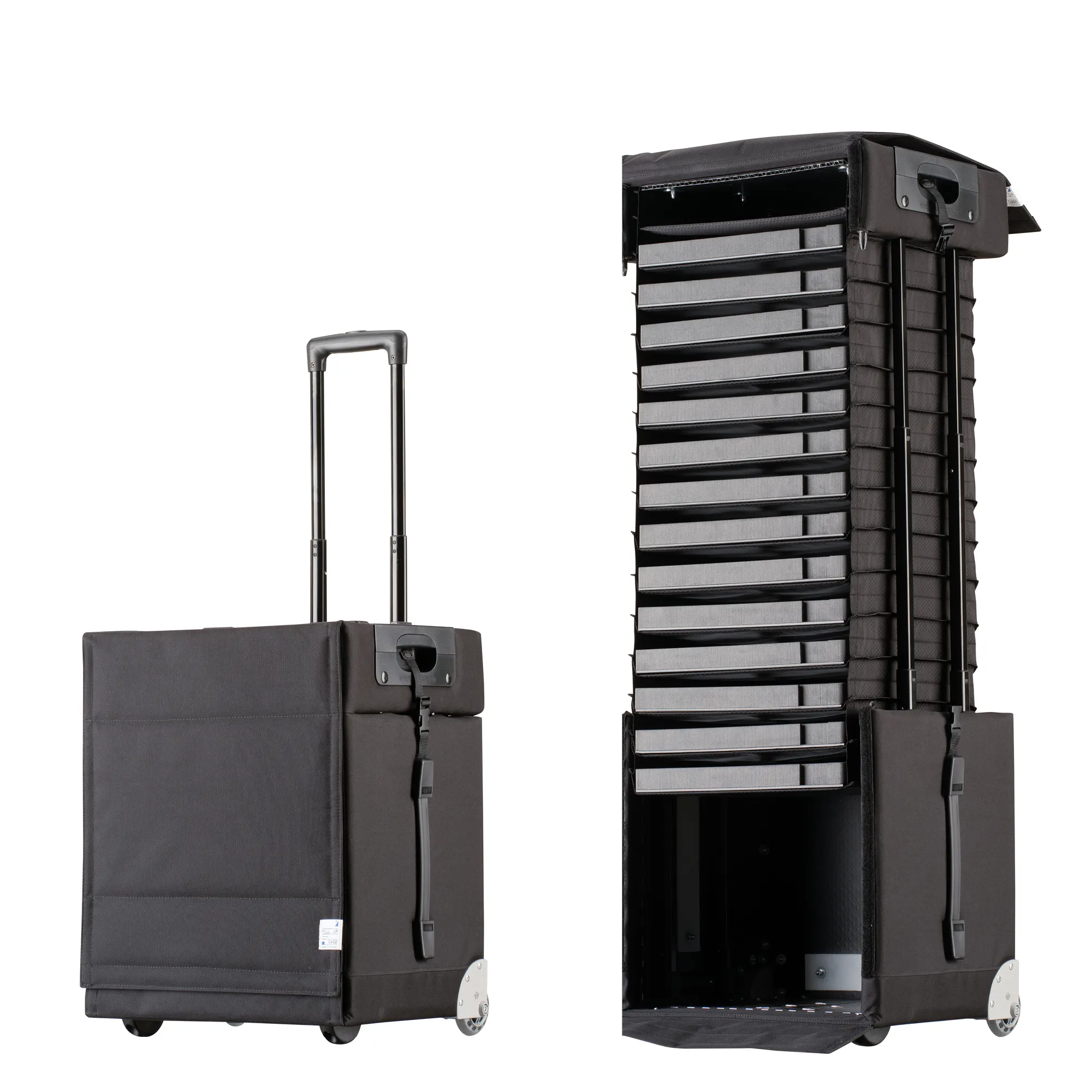 2020 Pull Up Samplecase Avantgarde 43L for Sunglasses / Trolley case / wheel case / foldable case - made in Germany