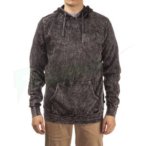 Low MOQ OEM 100% Cotton French Terry Custom Acid Wash <b>Hoodie</b> Vintage Washed <b>Hoodie</b> - Product Image 1