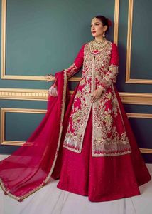 DAZZLING & STYLISH INDIAN/PAKISTANI EMBROIDERY ON <b>BRIDAL</b> <b>JACKET</b>, LEHENGA DRESS Embellished ZARDOZI work for Wedding @ 2021 - Product Image 2