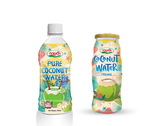 Agua de Coco Orgánica 100% Pura con Pulpa, Recién Exprimida, 330ml, Vietnam, Jugo Saludable, Precio al por Mayor - Product Image 1