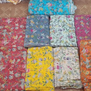 Tissu de coton à imprimés à la main, nouveau, vente en gros, - Product Image 2