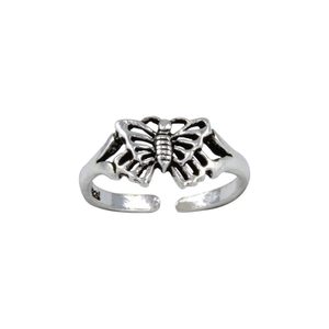 Moderno diseño de mariposa ajustable hecho a mano anillo de dedo ajustable 925 joyería de plata esterlina anillo de dedo fino personalizado - Product Image 2