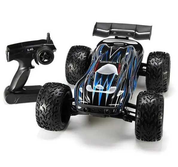 JLB Racing CHEETAH 1/10 Brushless 2.4G 80 km/h 1/10 RC Car Monster Trunk 21101 RTR with Radio System RC Toys