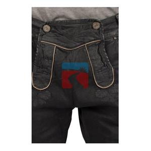 กางเกงยีนส์ขาสั้นทรงชีคกี้ Brightindus ผ้าฝ้าย 100% เป็นมิตรกับสิ่งแวดล้อม กันน้ำ ไซส์พลัส สไตล์ลำลอง วินเทจ เอวต่ำ ติดกระดุม - Product Image 6