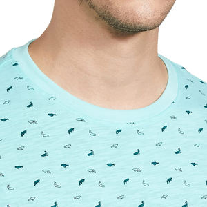 T-shirt manches courtes et col rond pour hommes, Streetwear personnalisé, léger, personnalisé, respirant, vente en gros, - Product Image 4