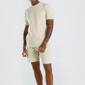 ชุดวอร์มขาสั้นสำหรับผู้ชาย,ชุดวอร์มสีพื้นสำหรับเล่นกีฬาชุดฤดูร้อน - Product Image 4