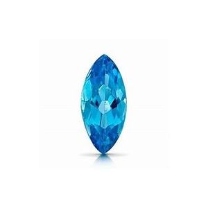 9X18mm ตัดเพชรธรรมชาติสวิสสีฟ้าบุษราคัมราคาโรงงานที่มีคุณภาพสูงอัญมณีหลวมเหลี่ยมเพชรพลอยต่อกะรัตสวิส - Product Image 1