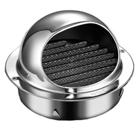 Conduit d'air rond, tuyau d'évacuation, grille d'aération, grille de ventilation murale, sortie de ventilation