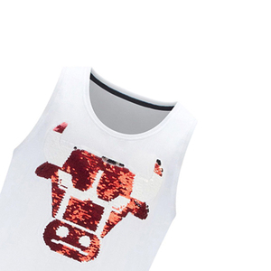 เสื้อกล้ามเนื้อเรียบสไตล์ลำลอง,สไตล์สตรีทไม่มีแขนเสื้อ OEM - Product Image 4
