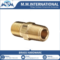 Raccords de tuyauterie hexagonaux réducteurs en laiton forgé MM International, raccords mâles BSP, garantie 3 ans pour les tuyaux métalliques
