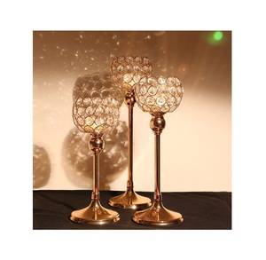 BRASSWORLD INDIA's Handmade Elegant <b>Brass</b> and Brown Metal <b>Candlestick</b> Holder Tall Home Decor with Ins Style - Product Image 1