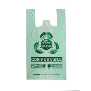 Sac plastique pour T-shirt avec logo personnalisé imprimé, 100 pièces - Product Image 5