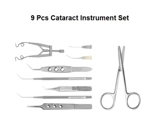 Ensemble d'instruments de chirurgie de la cataracte ophtalmique, 9 pièces - Product Image 2