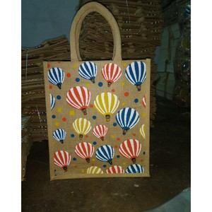 Bolsa de Yute Ecológica Personalizada con Nuevo Diseño de Patrón de Letras, Opción de Empaque Duradera y Sostenible - Product Image 3