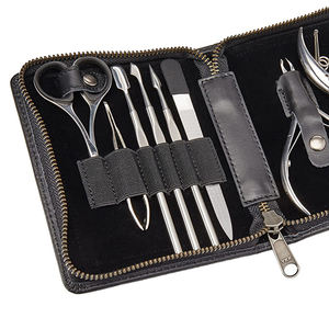 Juego de 9 Piezas de Kit de Manicura y Pedicura Profesional para el Cuidado de Uñas de Manos y Pies, Tijeras, Cortaúñas, Estuche 2026 - Product Image 4