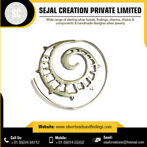 Boucles d'oreilles tribales en argent sterling 925 et composants de bijoux - Product Image 6