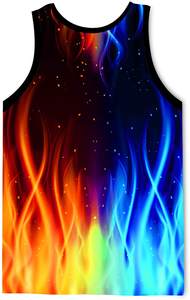 Débardeur à manches courtes pour hommes, col rond, personnalisé, décontracté, Sublimation, vente en gros, été, - Product Image 4