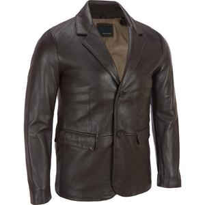 Fashion Real Cowhide Leather Jacket Premiere Brown customized selvagio genuine leather Jacket with custom logo - Product Image 1