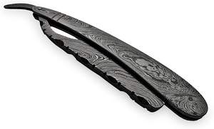 Beauty barbier droit lame et poignée en acier damas coupe de cheveux rasoir de rasage rasoir de barbier en acier inoxydable approuvé CE - Product Image 4