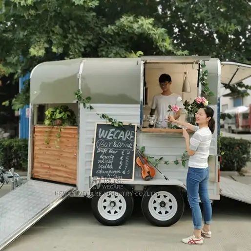 WECARE Street vending snack kiosk catering camión Expendedora de alimentos remolque