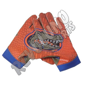 Récepteur de gants de football américain Lions Team personnalisé Impression par sublimation personnalisée Top Hand Gants de football américain Paume collante - Product Image 4