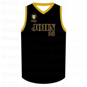 Tenues de basket-ball personnalisées bon marché, respirantes, à séchage rapide, tailles plus grandes disponibles, design de sublimation personnalisé, unisexe pour l'équipe - Product Image 2