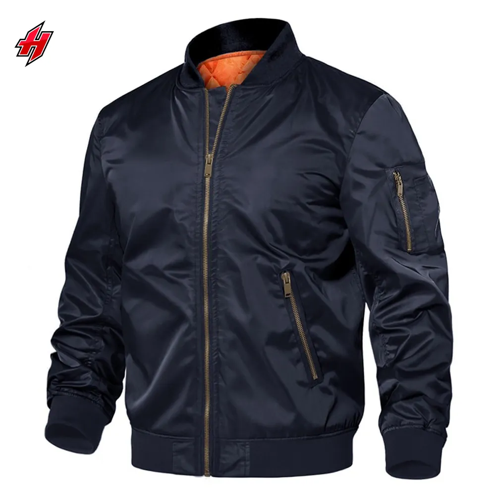 factory wholesale best quality bomber jacket windproof stylish jacket for men autumn wear street wear