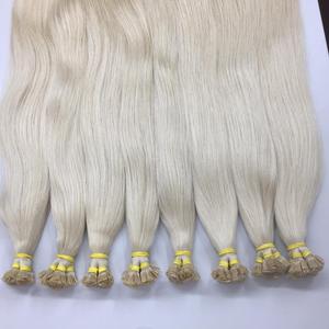 Extensión de cabello de punta plana, cutículas completas de fondo grueso, doble estiramiento, material 100% ruso - Product Image 4