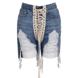 Manufacturer Custom Summer Baggy <b>Jeans</b> Jorts Men <b>Jeans</b> Short Dark Denim Shorts Jorts with Pocket for Men - Product Image 2