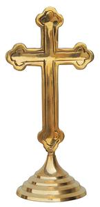 Suministros de Iglesia de la India, suministros de iglesia con Cruz de santuario grabado de latón con Jesús - Product Image 5
