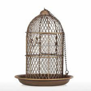 Comedero para Pájaros de Aluminio Plateado, Diseño Moderno, Duradero, Ecológico, Hecho a Mano, para Montar en el Suelo, Decoración para Hogar u Oficina - Product Image 5