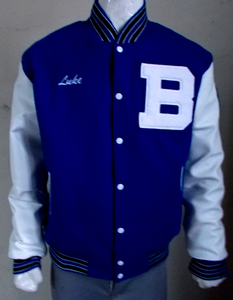 Chaqueta cortavientos deportiva de gran tamaño GUANTES City Unisex Bomber Varsity Jacket Baseball College Letterman Varsity Jacket para hombre - Product Image 2