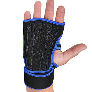 Gants de gymnastique en néoprène, logo personnalisé, modes croix et support de poignet, aérés, pour l'entraînement, la musculation, le levage de poids, 2021 - Product Image 3