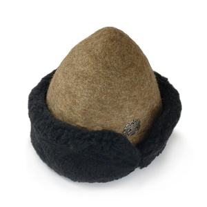 Mũ Len Truyền Thống Chất Lượng Hàng Đầu, Mũ Bork Với Họa Tiết Đại Bàng Hai Đầu Bằng Kim Loại - Product Image 2