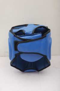 มืออาชีพมวยหมวกออกแบบที่กำหนดเองหนังPUการฝึกอบรมชนะมวยMMAหัวหน้ายามOEM - Product Image 2