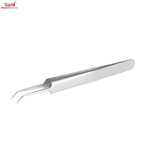 2024 personnalisé ultime en acier inoxydable longue broche cils pince à épiler pour les femmes couleur unie pointu vente chaude personnalisé cosmétique - Product Image 2