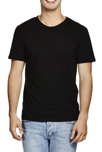 T-Shirt à col rond pour hommes, Logo personnalisé de grande qualité, vente en gros, - Product Image 3