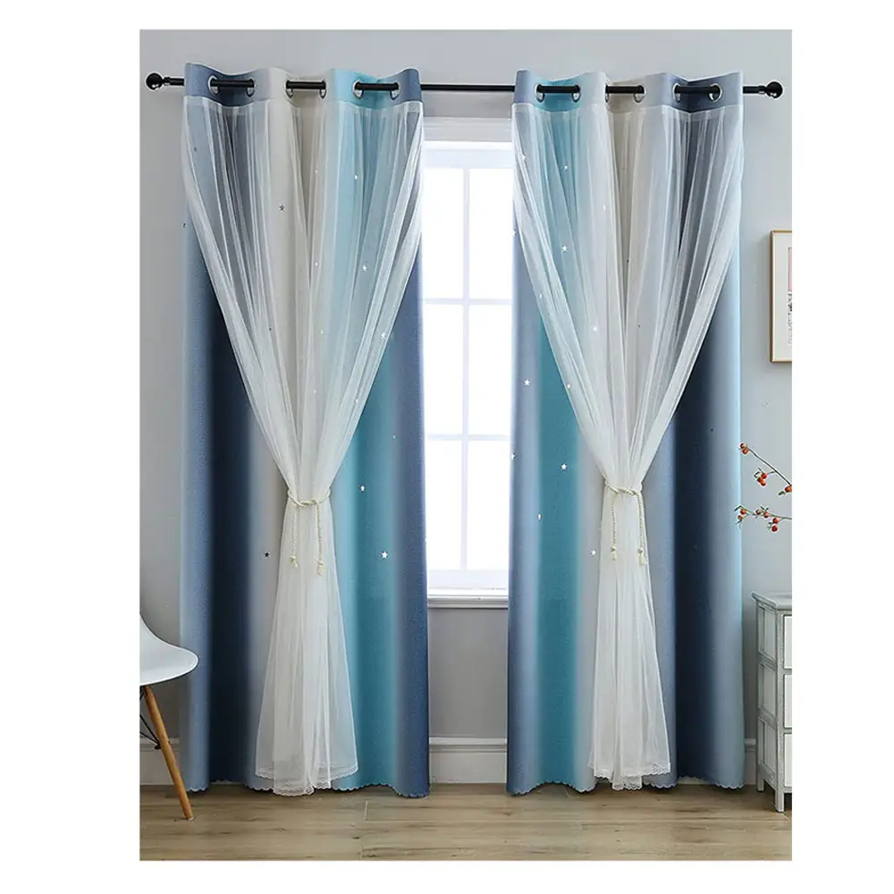 Factory Direct Supplier Cheap price Solid Color Curtains For Sale / Latest Model Lightweight Curtains