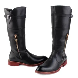 Botas de montar a caballo, de cuero, Polo - Product Image 1