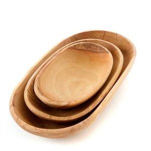 Bol à pâte en bois rustique pour différentes tailles et meilleur ensemble de bol à pâte à utiliser dans la cuisine et produit Offre Spéciale - Product Image 6