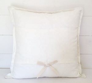 Floral Bird <b>Print</b> Square <b>Cushion</b> Cover Washable Vintage Style Home Decor Pillow Case - Product Image 2