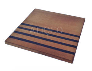 Posavasos de madera MDF moderno e inteligente, posavasos con incrustaciones de resina de estilo Retro, alfombrillas y almohadillas de diseño de Color personalizado - Product Image 6