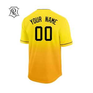 Custom team logo design two buttons pullover baseball jersey <b>shirt</b> - Product Image 2