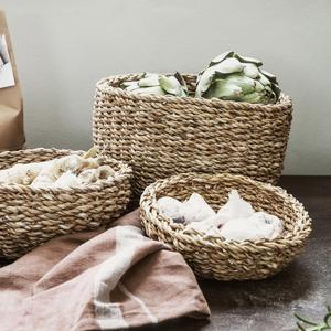 Wholesale Supplier for Kitchen <b>Storage</b> <b>Baskets</b> Set Seagrass <b>Vegetable</b> and Bread <b>Basket</b> Made in Vietnam - Product Image 2