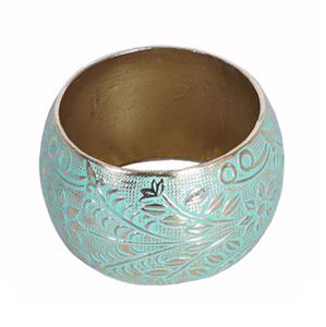 Rond de serviette de concepteur en métal pour la partie caractéristique stockée - Product Image 4