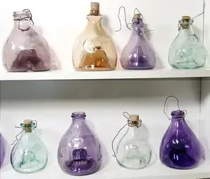 Piège à mouches et d'abeille en verre, bouteille Vintage qui attire les abeilles