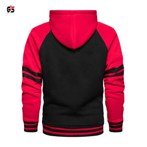 Raglan เสื้อวอร์มผ้าฝ้ายแขนสามส่วนสำหรับผู้ชาย,เสื้อกันหนาวพิมพ์โลโก้แบรนด์ผ้าฟรีซเสื้อคลุมแนวสตรีท - Product Image 2