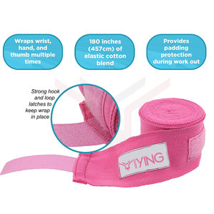 ผ้าพันมือสำหรับชกมวยยี่ห้อ YING ENTERPRISES รุ่น YE-2609 สำหรับฝึกซ้อม ขายดีที่สุด เหมาะสำหรับมวยไทยและ MMA - Product Image 4